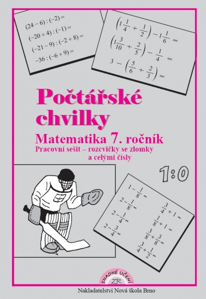 Počtářské chvilky 7 (zlomky, celá a racionální čísla) – pracovní sešit